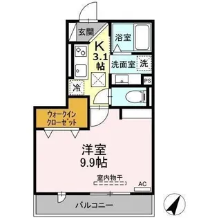 ぴりか【2階】の間取り