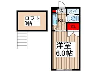 パ-ク喜多院【2階】の間取り