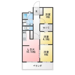 藤和シティコープ名城公園北【6階】の間取り