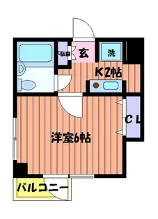 グレイシャス国立【2階】の間取り