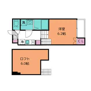 アネックス松重【1階】の間取り