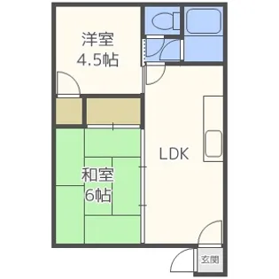 コーポセノー【2階】の間取り