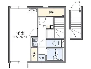 レオネクストユリ【2階】の間取り
