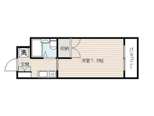 石山松原ビル【5階】の間取り