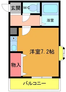 フラットA市川第一【3階】の間取り