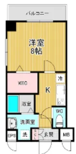 プロスペリタ野江【8階】の間取り