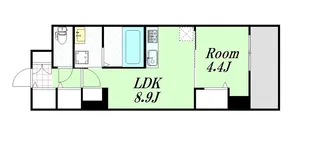 グランセジュール江坂【5階】の間取り