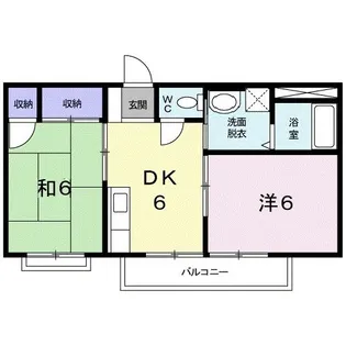 マロンガーデンT・K【2階】の間取り