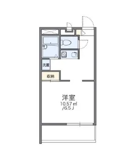 レオパレス豊南【3階】の間取り