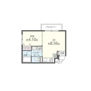 ツルマキロジ【2階】の間取り