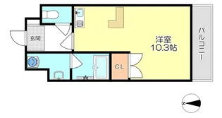 グランシャリオEAST【5階】の間取り