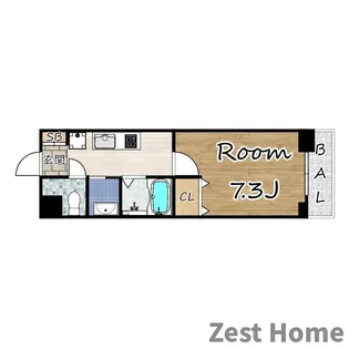 アーイ塚口【4階】の間取り