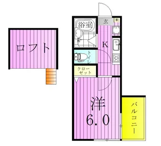 ビーポーレン中央本町【2階】の間取り