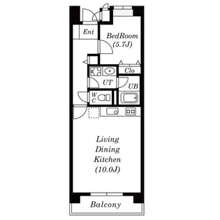 シティアガーデン甲府【8階】の間取り