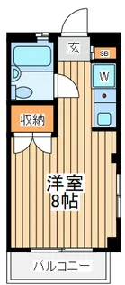 エクセルアサヒ【3階】の間取り