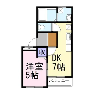 サンブリッジIII【2階】の間取り