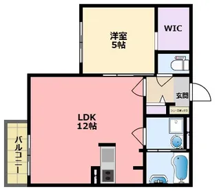 REGALEST武庫川3【1階】の間取り