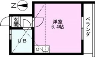 アネックス蒲生【2階】の間取り
