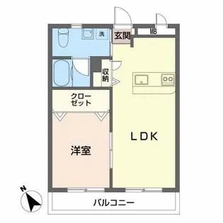 カーサ・ウィル【4階】の間取り