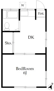 コーポ豊玉【1階】の間取り