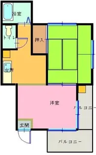 ヴィラ・シーサイド【3階】の間取り