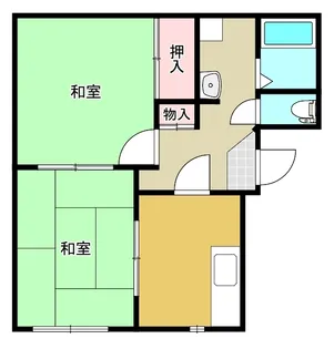 メゾン多佳【1階】の間取り