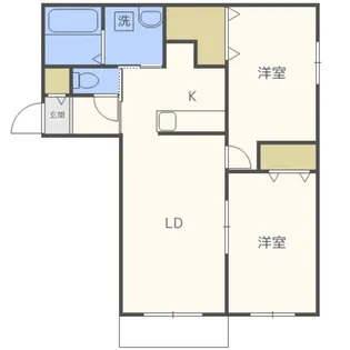 山弘プレイスII【2階】の間取り