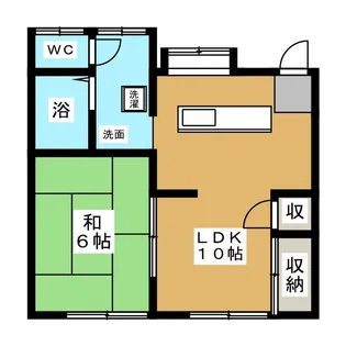 ハイツかいほう【1階】の間取り