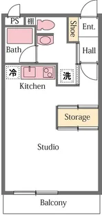 エクウス【1階】の間取り