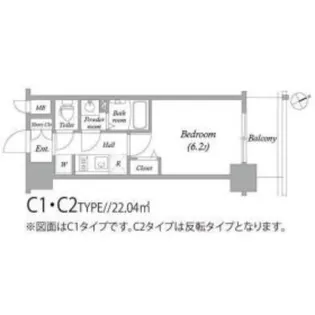 アドバンス大阪セレーノ【7階】の間取り