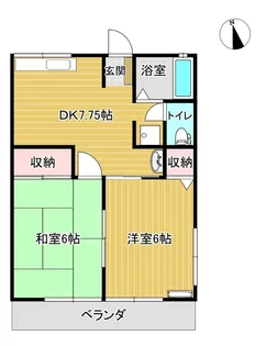 プレアド大宮【2階】の間取り