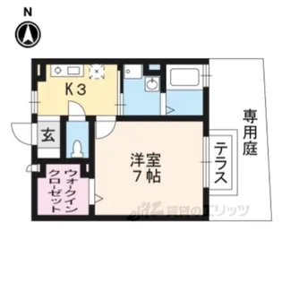 ハーモニア【1階】の間取り