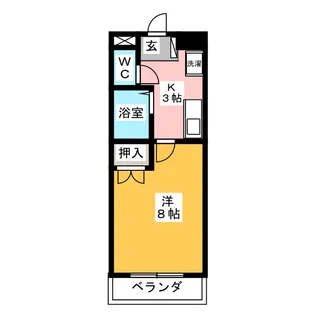 サンリバティー【1階】の間取り
