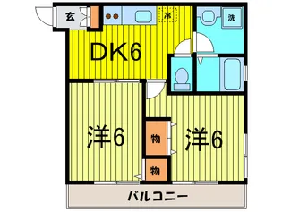 マイプレイス【2階】の間取り