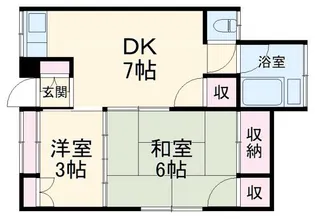 今井荘【2階】の間取り
