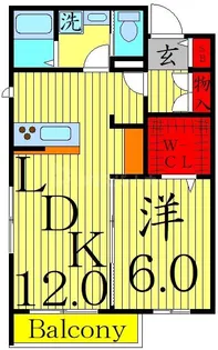 Shamrock2【2階】の間取り