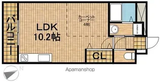 HILLS VILLAGE【2階】の間取り