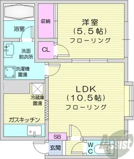 あららぎ館【2階】の間取り