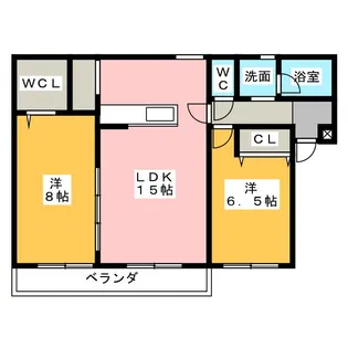 Blossom K【2階】の間取り