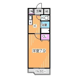 ピュール絆【4階】の間取り