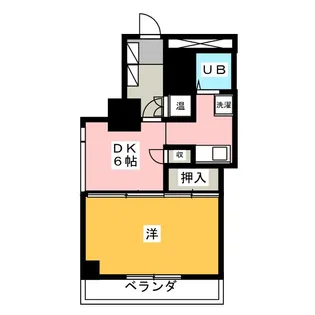 シティハイツ万豊【5階】の間取り