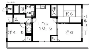 エントピアナカモト【2階】の間取り