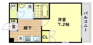 プレミアムAWAZA【11階】の間取り