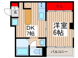 翔成ビル【2階】の間取り