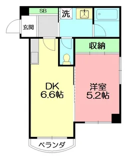 大貫ビル【6階】の間取り