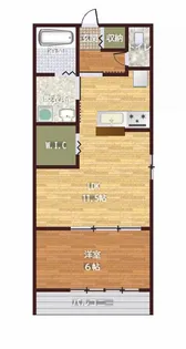 ベルクレールヒルズ II【2階】の間取り