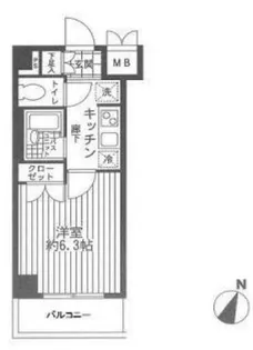 ヴェルステージ町田駅前【7階】の間取り