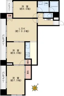 帝金ビル【5階】の間取り