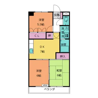 ESPOIR17【4階】の間取り