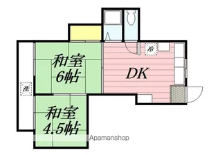 西新プラザハイツ【4階】の間取り